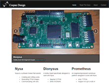 Tablet Screenshot of cospandesign.com